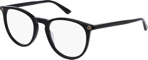 gucci gg0027o eyeglasses 001 black 50mm|Gucci Oval Eyeglasses GG0027O 001 Black 50mm 0027.